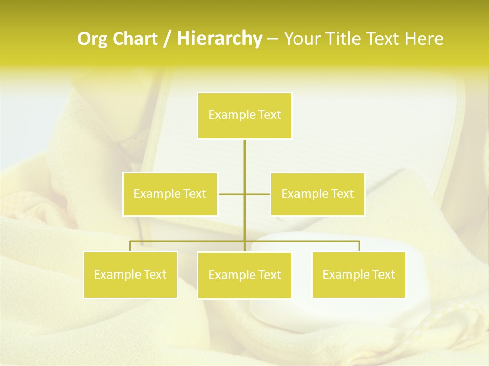 Icon Yellow Bathing PowerPoint Template