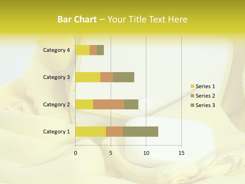 Icon Yellow Bathing PowerPoint Template