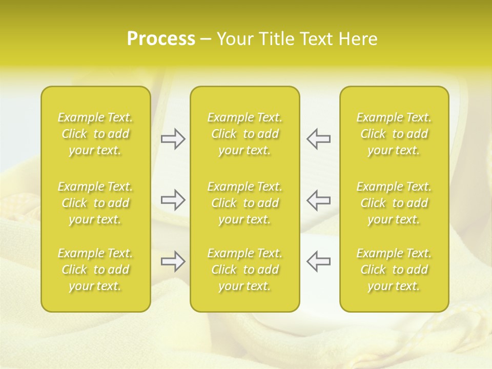 Icon Yellow Bathing PowerPoint Template