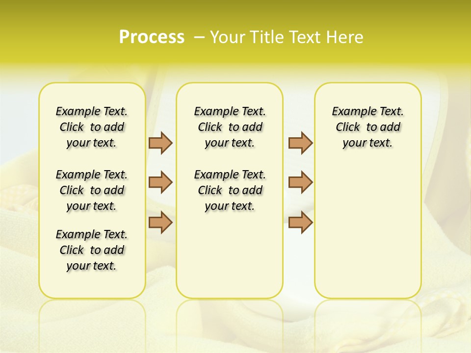 Icon Yellow Bathing PowerPoint Template