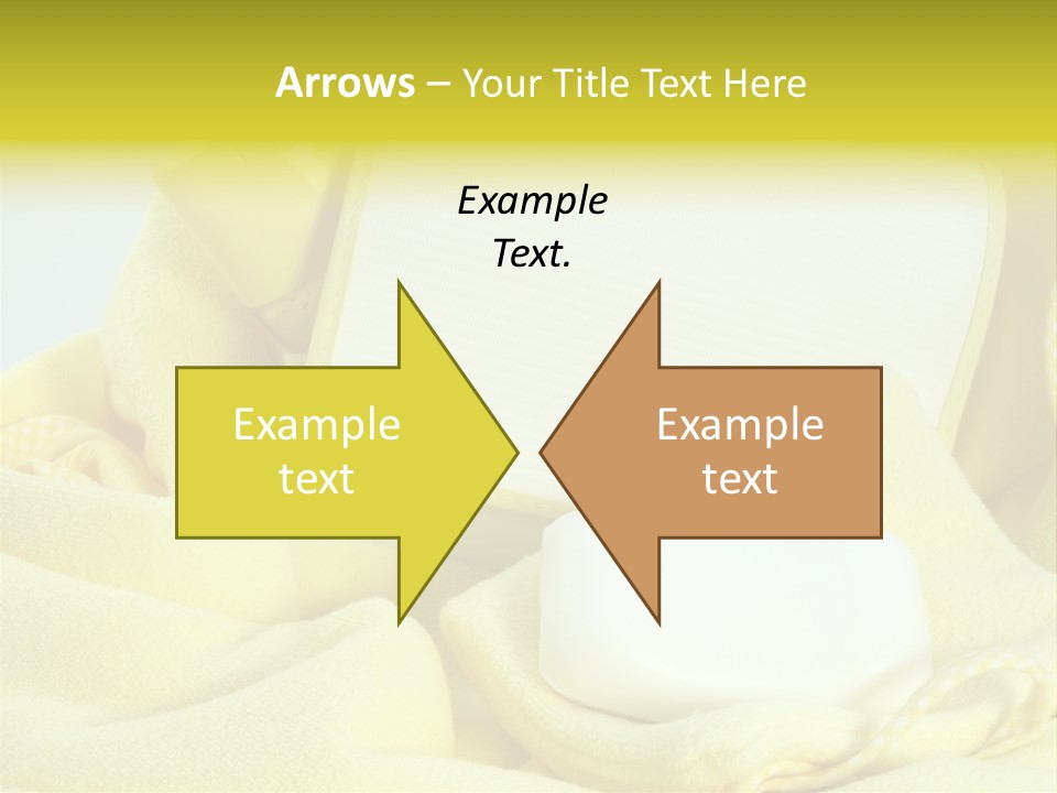 Icon Yellow Bathing PowerPoint Template