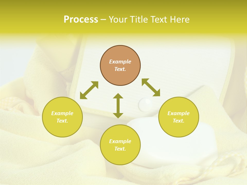 Icon Yellow Bathing PowerPoint Template