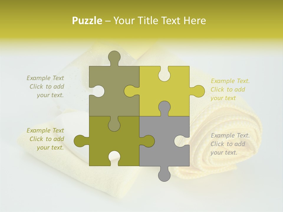 Flannel Bottle Soft PowerPoint Template