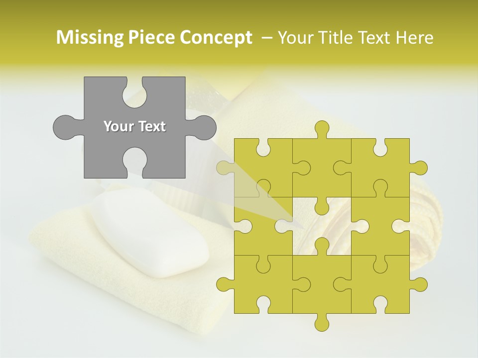 Flannel Bottle Soft PowerPoint Template