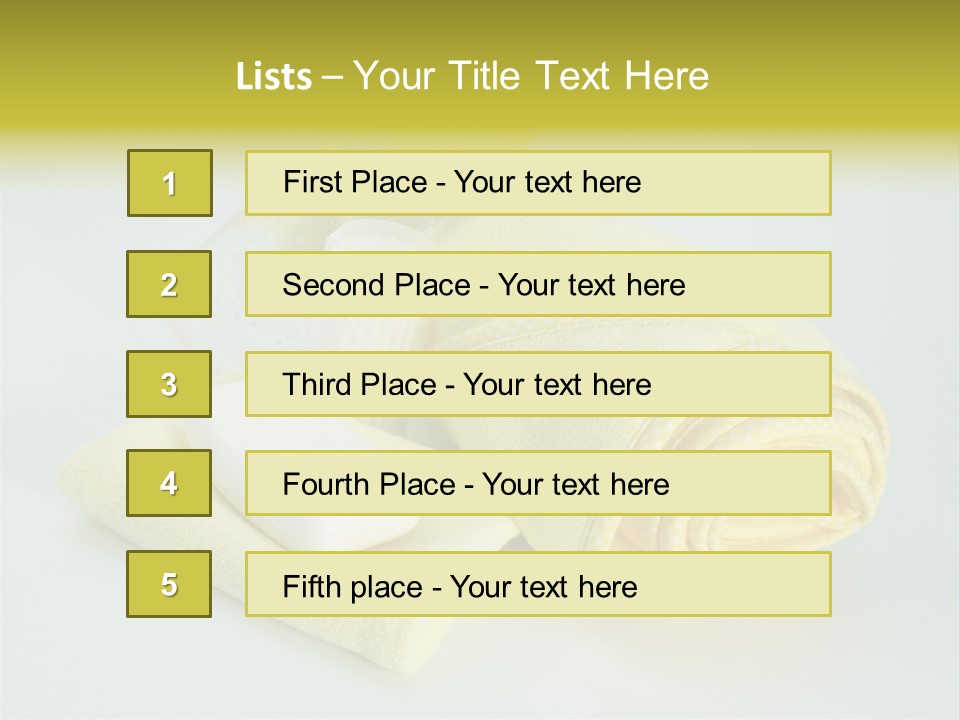 Flannel Bottle Soft PowerPoint Template