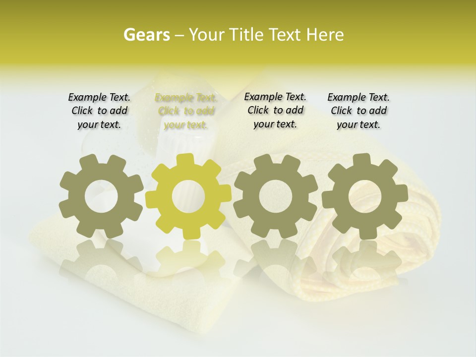 Flannel Bottle Soft PowerPoint Template