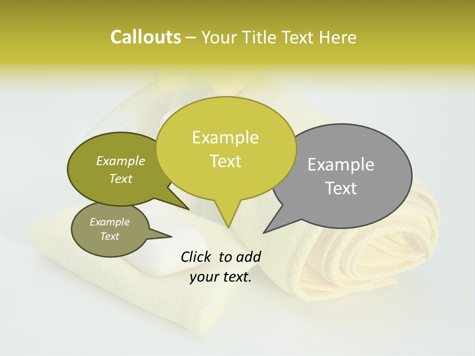 Flannel Bottle Soft PowerPoint Template