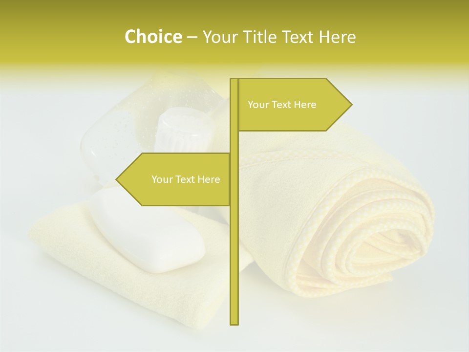 Flannel Bottle Soft PowerPoint Template