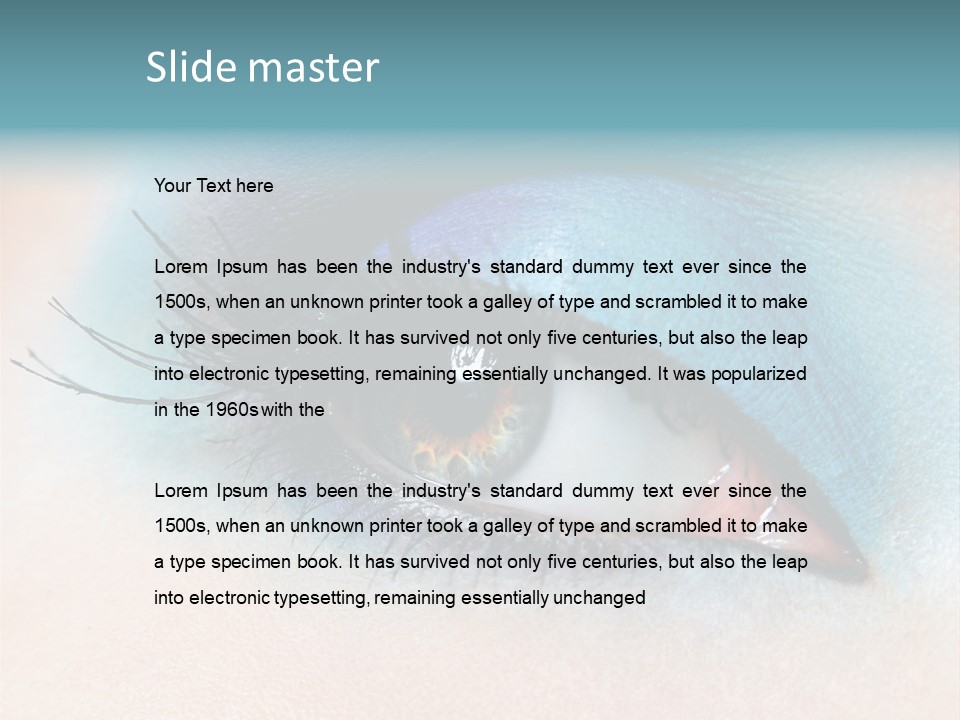 Woman Bright Elegant PowerPoint Template