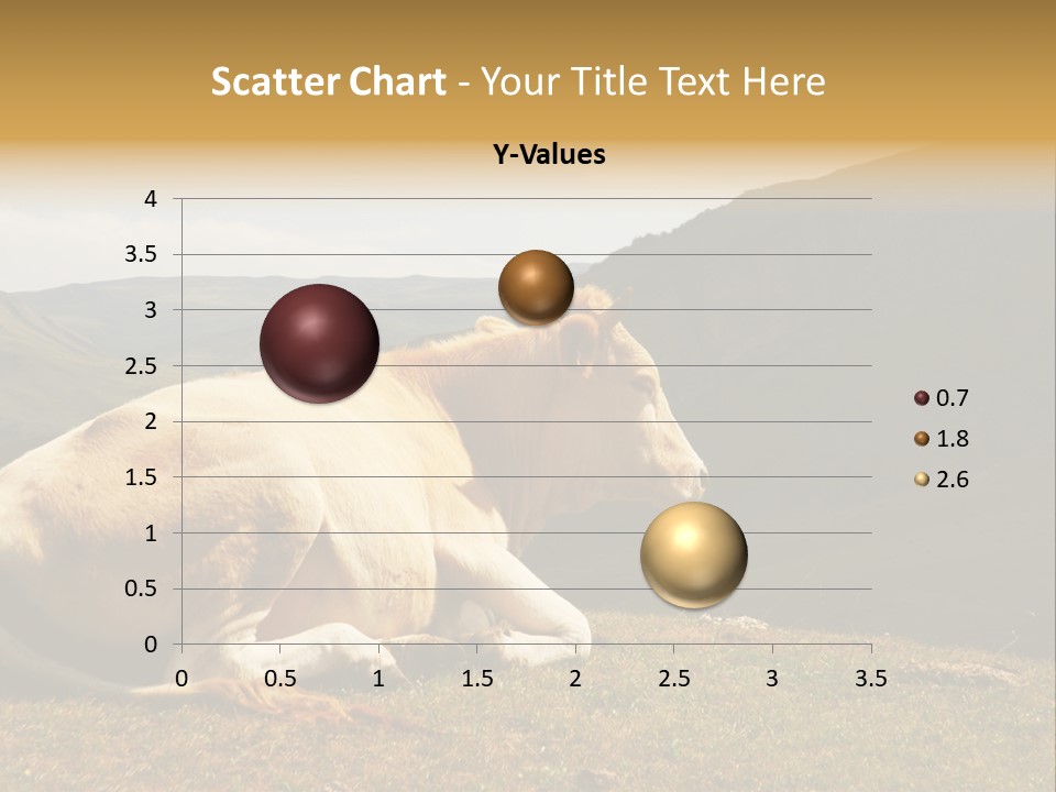 Field Herd Blond PowerPoint Template