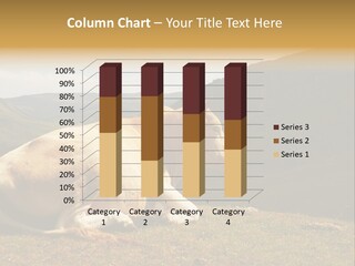 Field Herd Blond PowerPoint Template