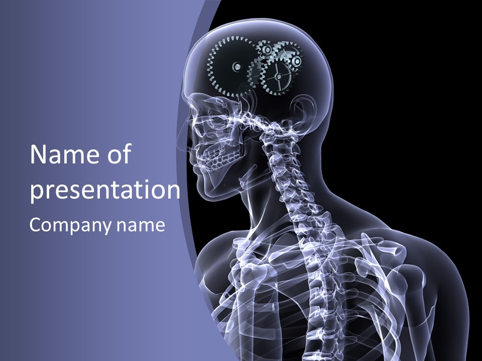 Concept Male Mind PowerPoint Template