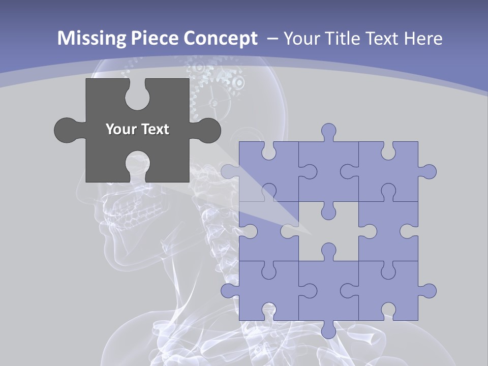 Concept Male Mind PowerPoint Template