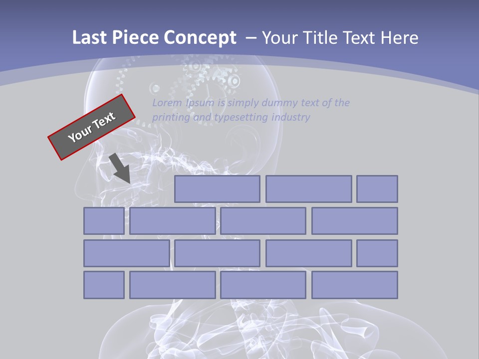 Concept Male Mind PowerPoint Template