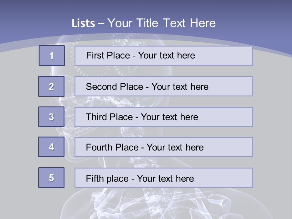 Concept Male Mind PowerPoint Template