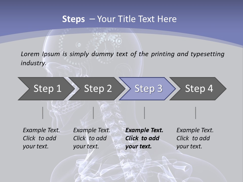 Concept Male Mind PowerPoint Template
