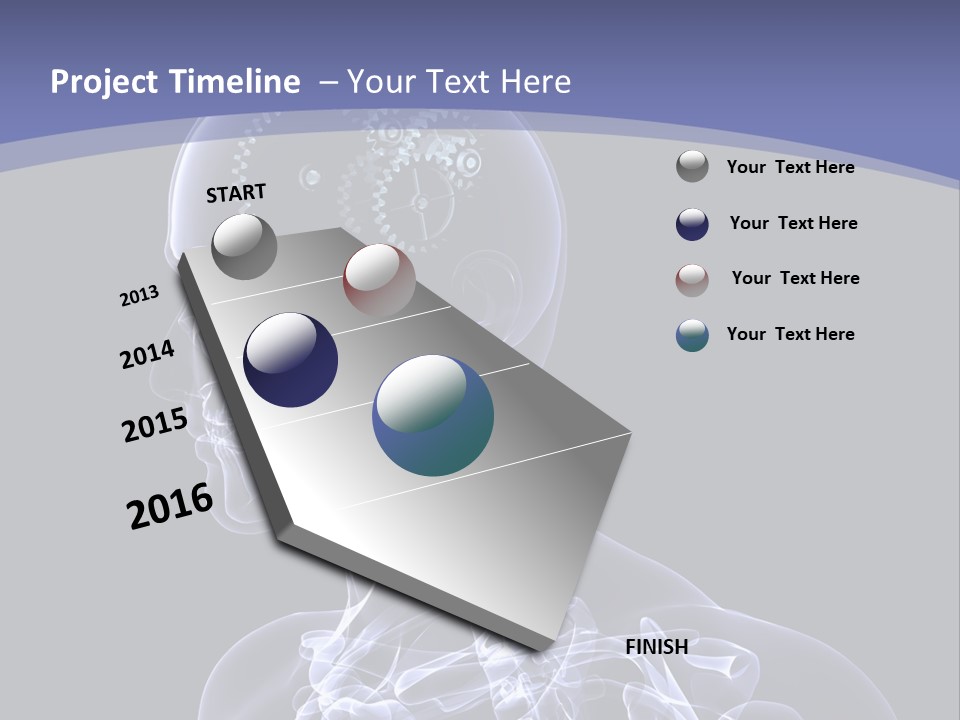 Concept Male Mind PowerPoint Template