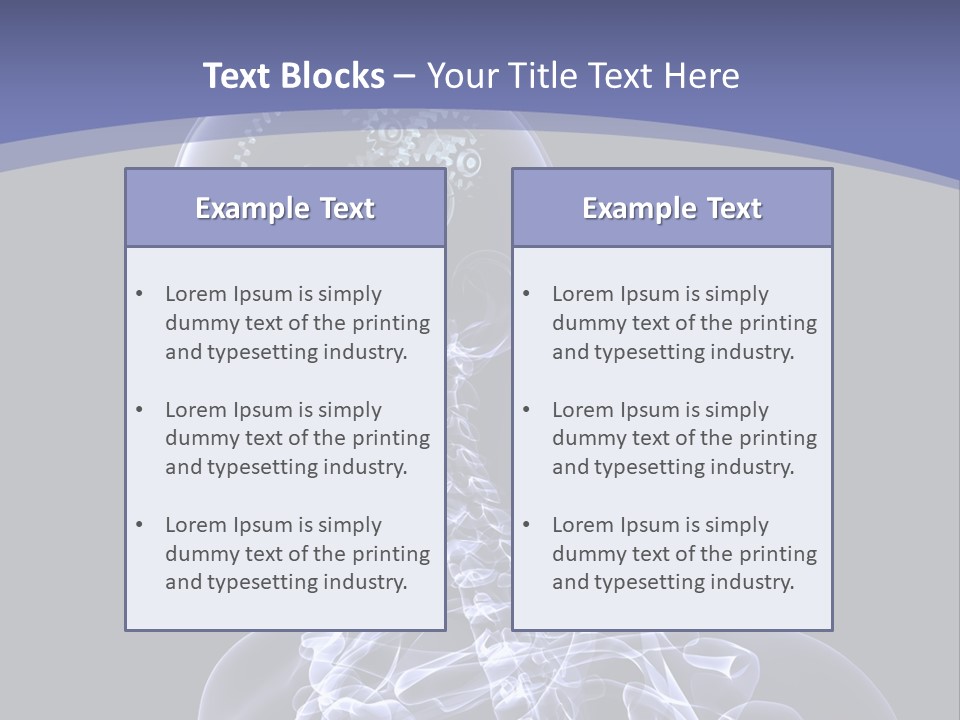 Concept Male Mind PowerPoint Template