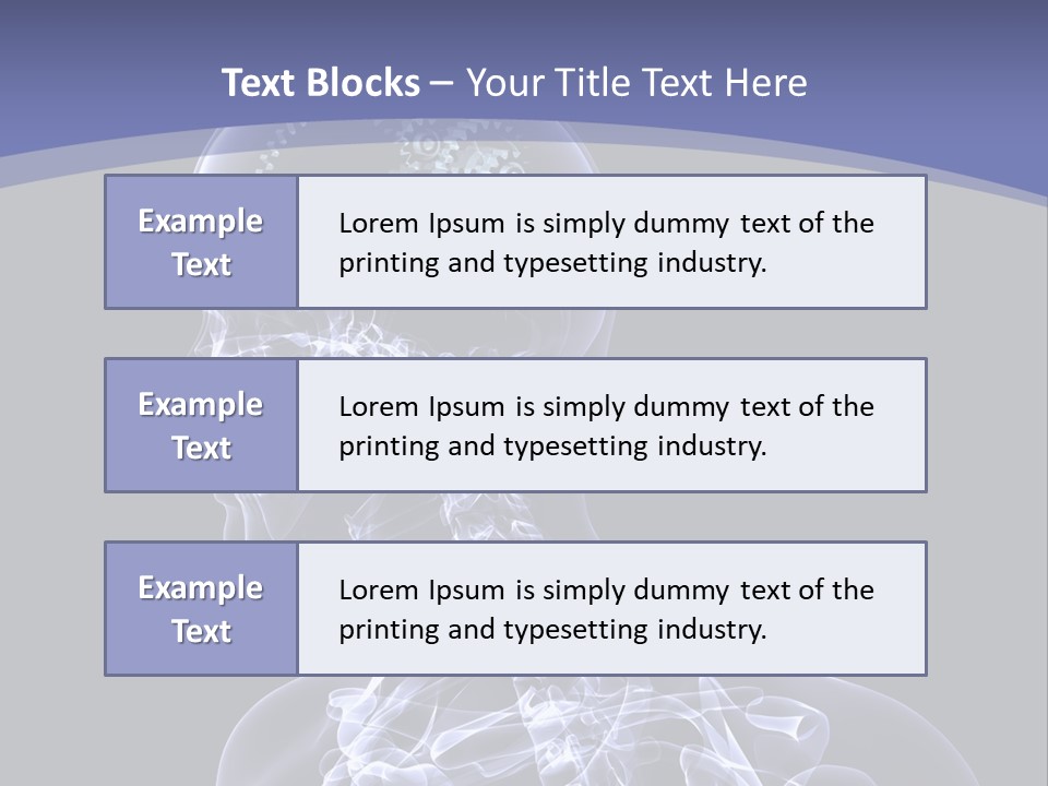 Concept Male Mind PowerPoint Template