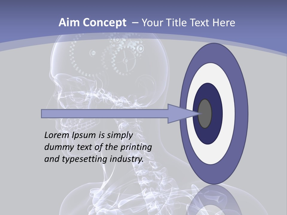 Concept Male Mind PowerPoint Template