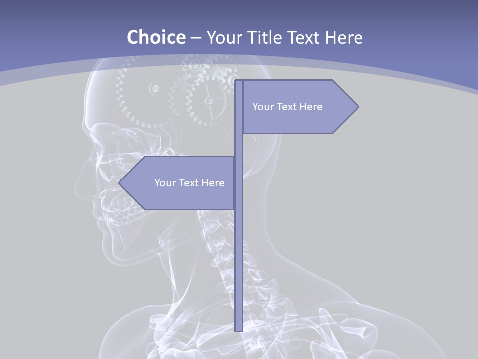 Concept Male Mind PowerPoint Template