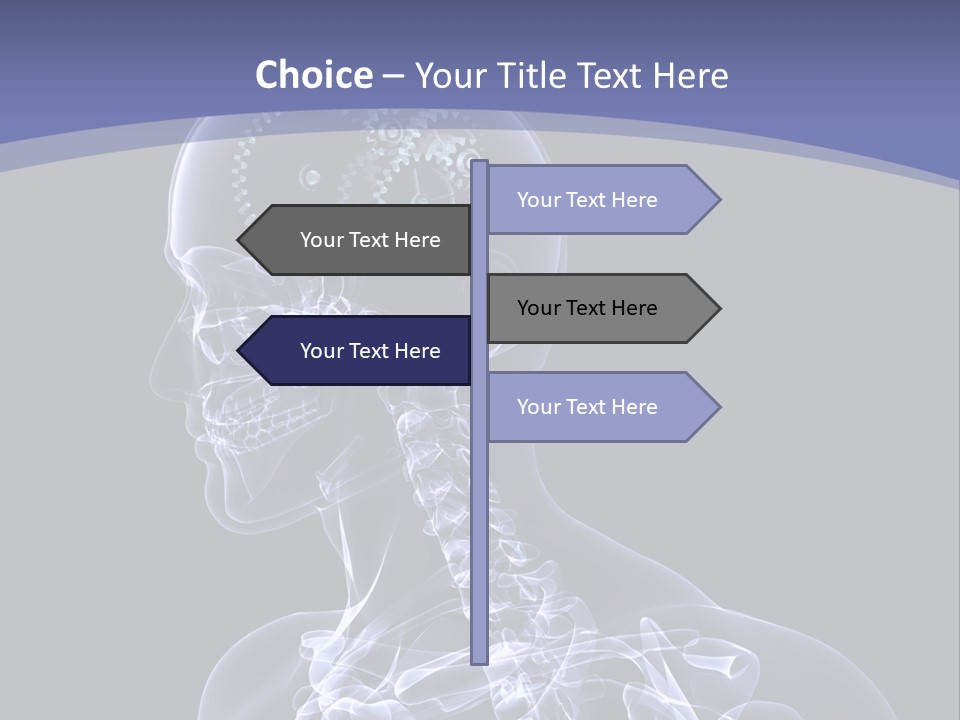 Concept Male Mind PowerPoint Template