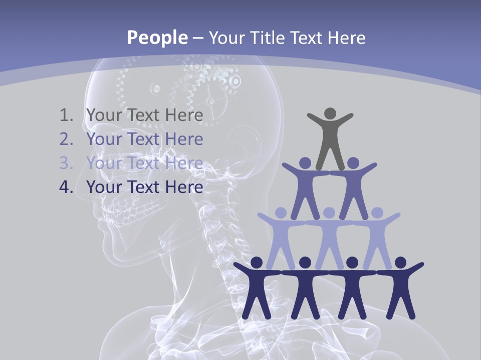 Concept Male Mind PowerPoint Template