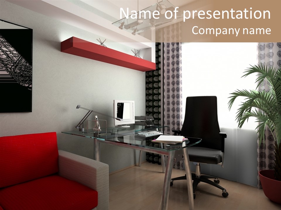 Indoors Decor Abstract PowerPoint Template