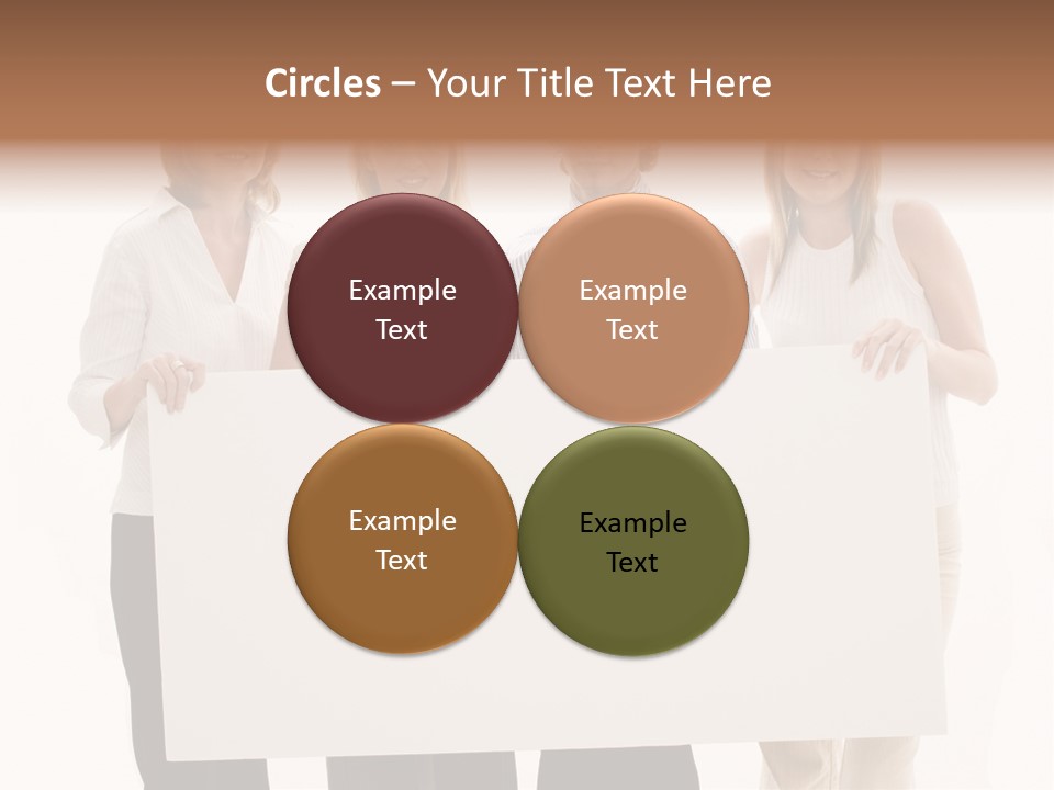 White People Team PowerPoint Template