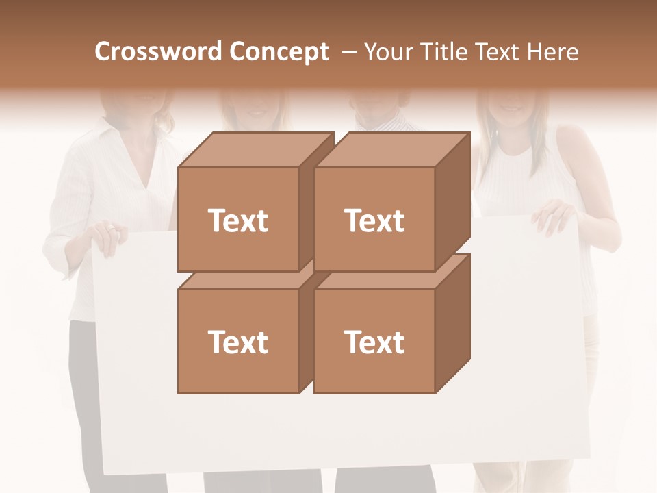 White People Team PowerPoint Template