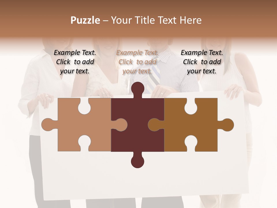 White People Team PowerPoint Template