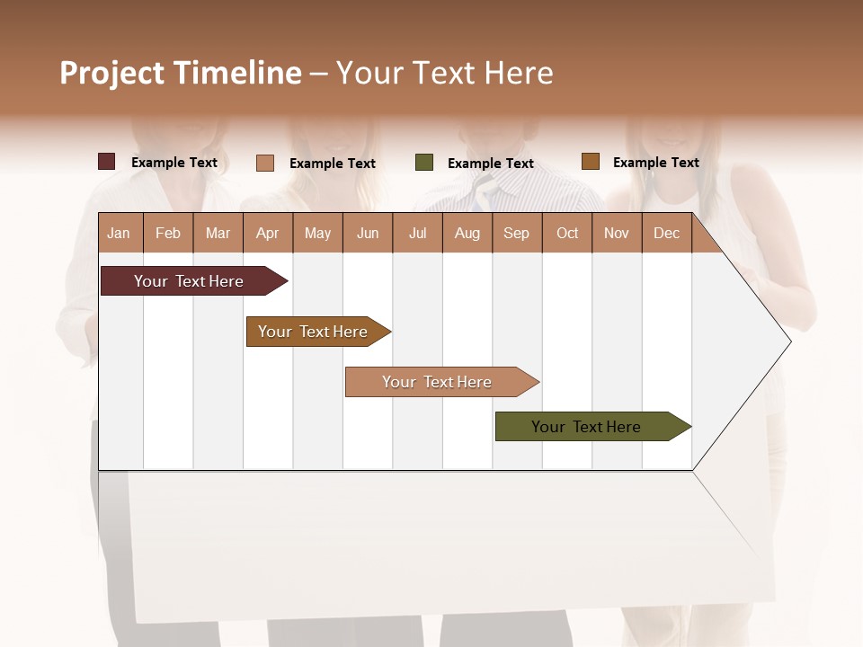 White People Team PowerPoint Template