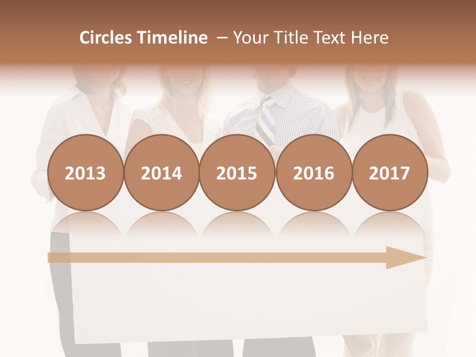 White People Team PowerPoint Template