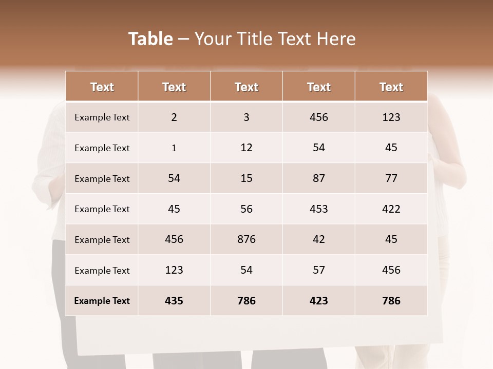 White People Team PowerPoint Template