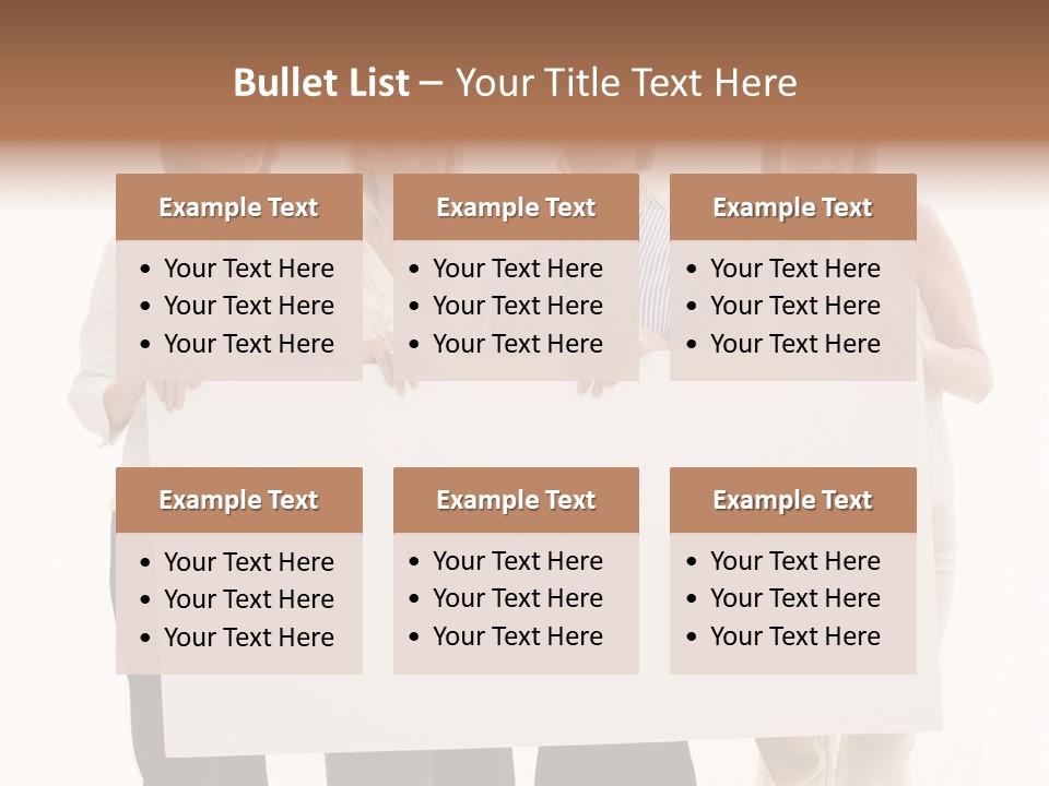 White People Team PowerPoint Template