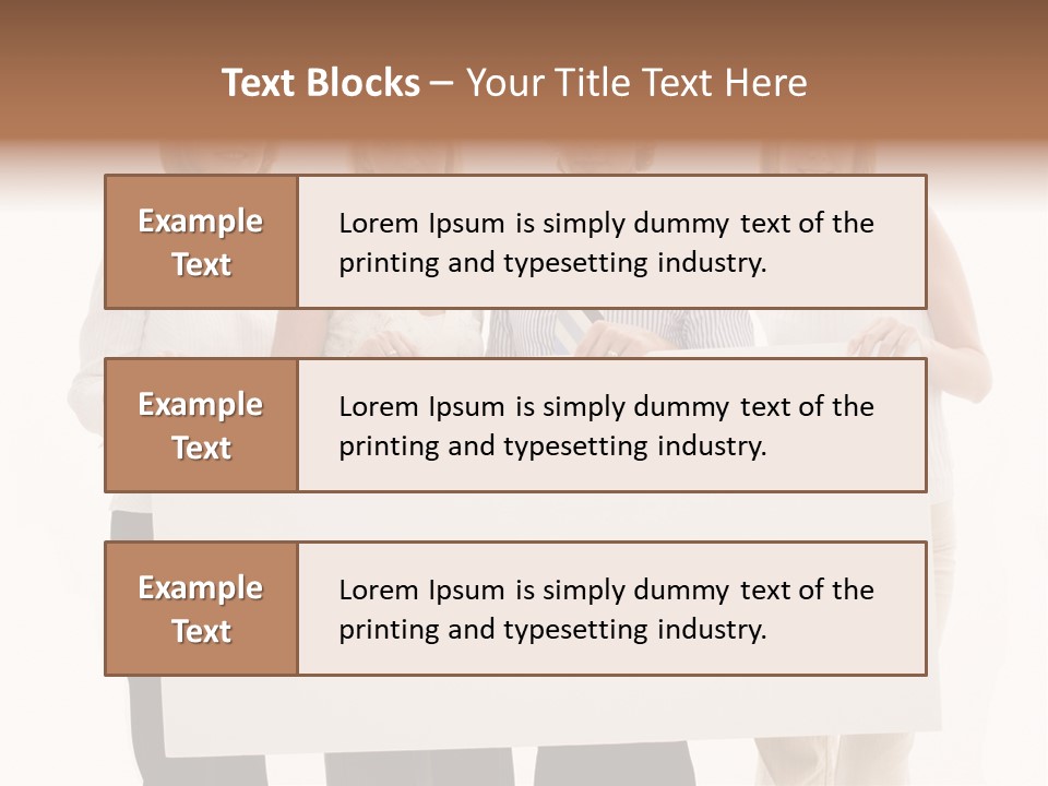 White People Team PowerPoint Template