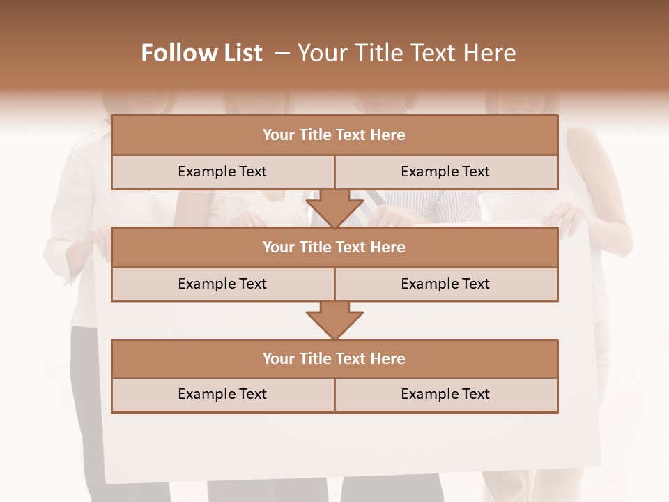 White People Team PowerPoint Template