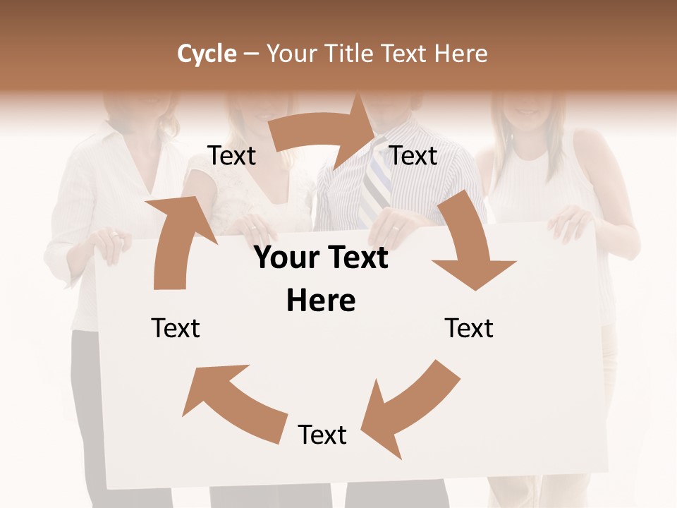 White People Team PowerPoint Template