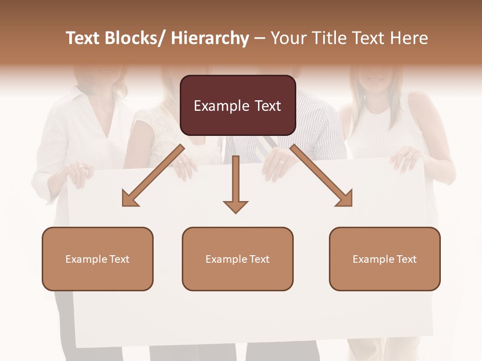 White People Team PowerPoint Template