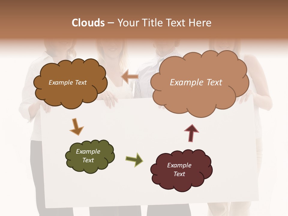 White People Team PowerPoint Template