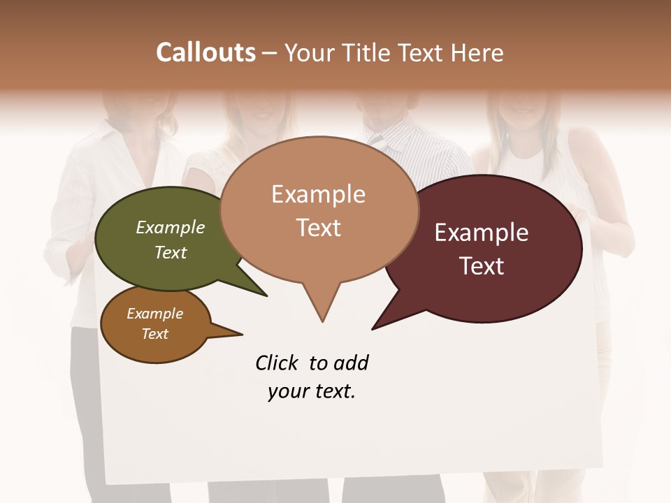 White People Team PowerPoint Template