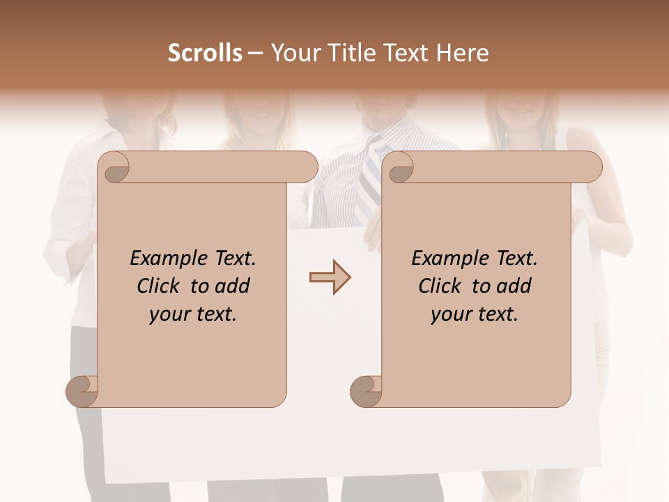 White People Team PowerPoint Template