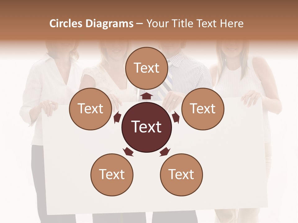 White People Team PowerPoint Template