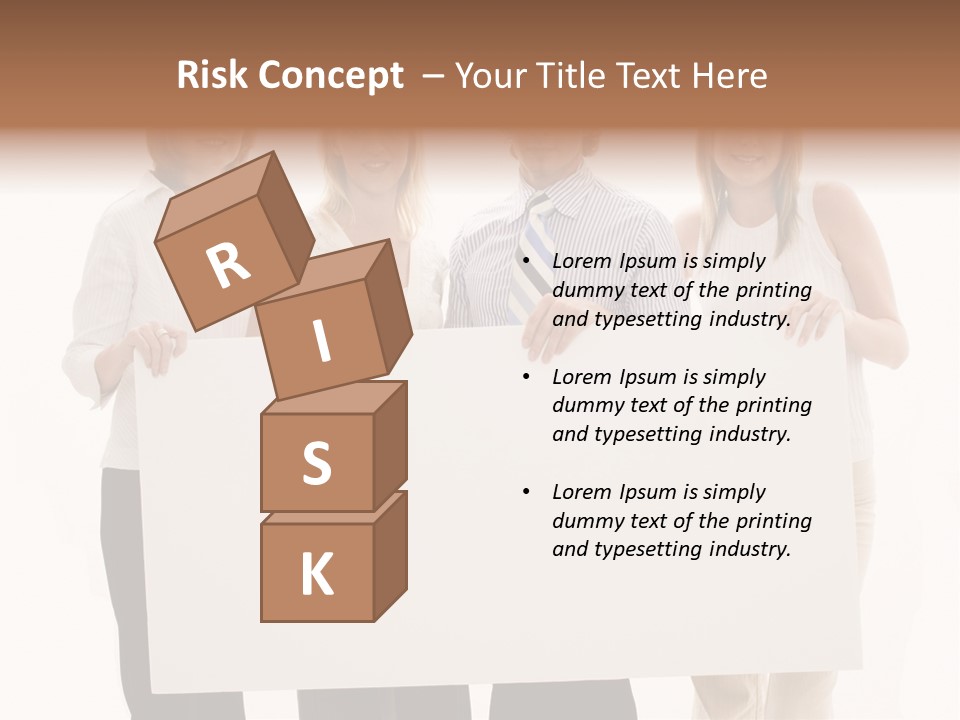 White People Team PowerPoint Template