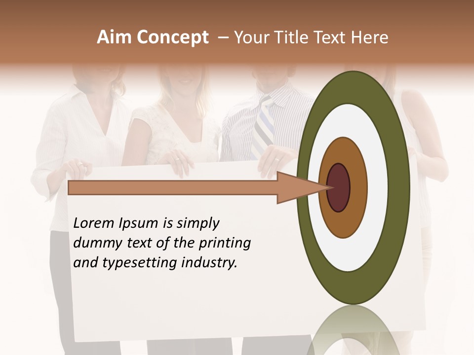 White People Team PowerPoint Template