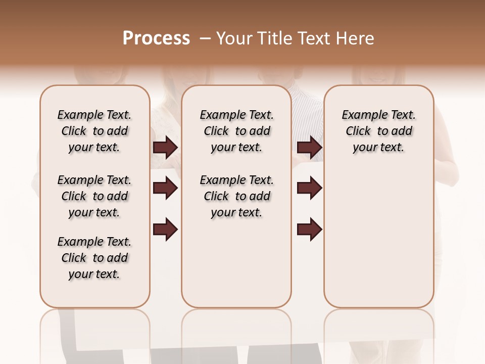 White People Team PowerPoint Template