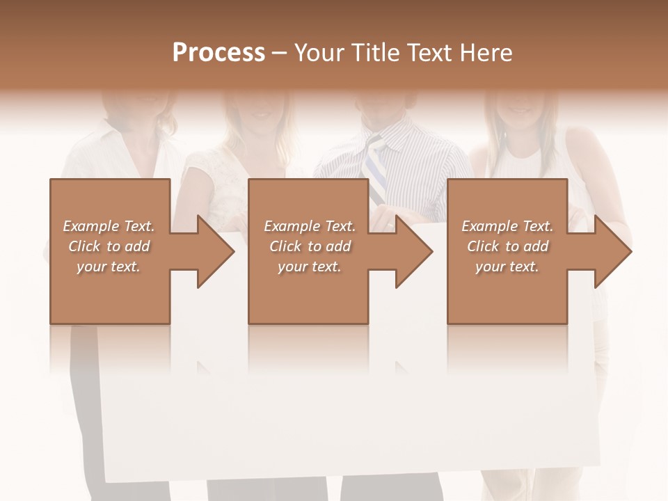 White People Team PowerPoint Template