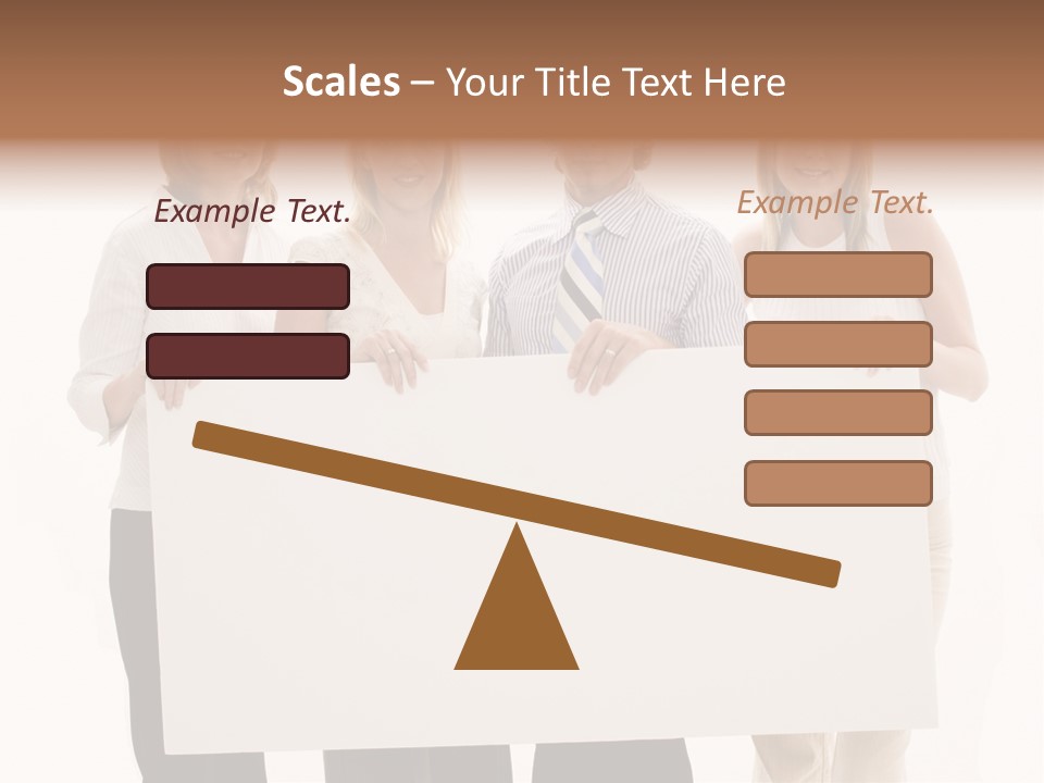 White People Team PowerPoint Template