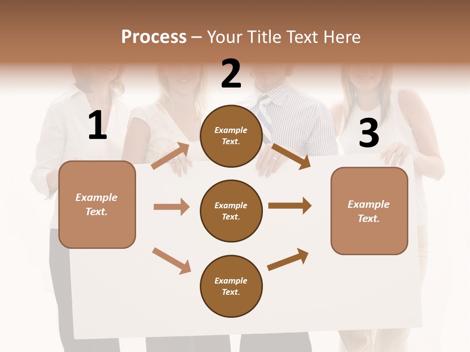 White People Team PowerPoint Template