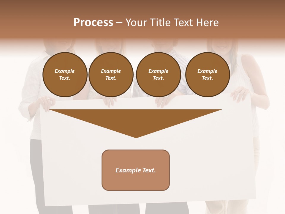 White People Team PowerPoint Template